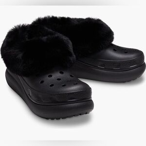 Crocs Furever Crush Shearling Lined Clogs Size 7 NWT
